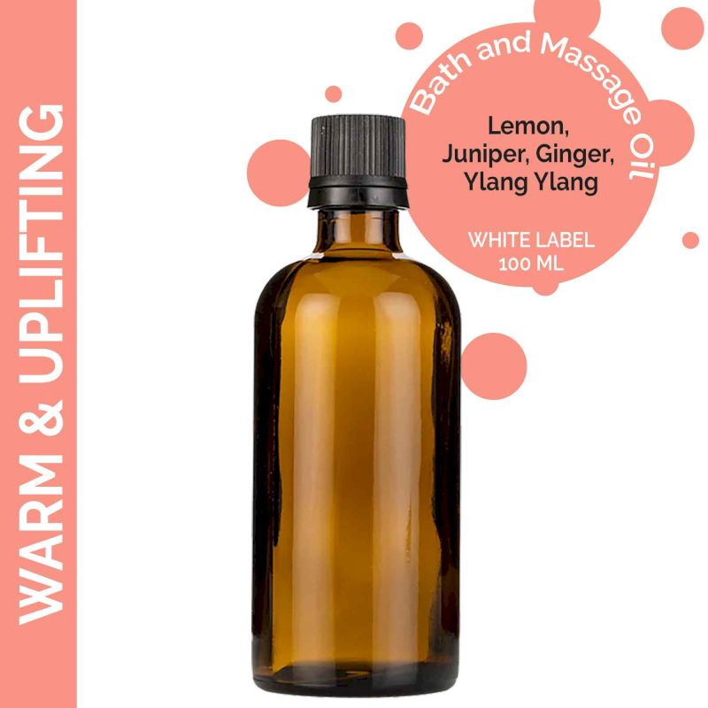 Huile de Massage Chauffante et Vivifiante - 100 ml - Marque Blanche