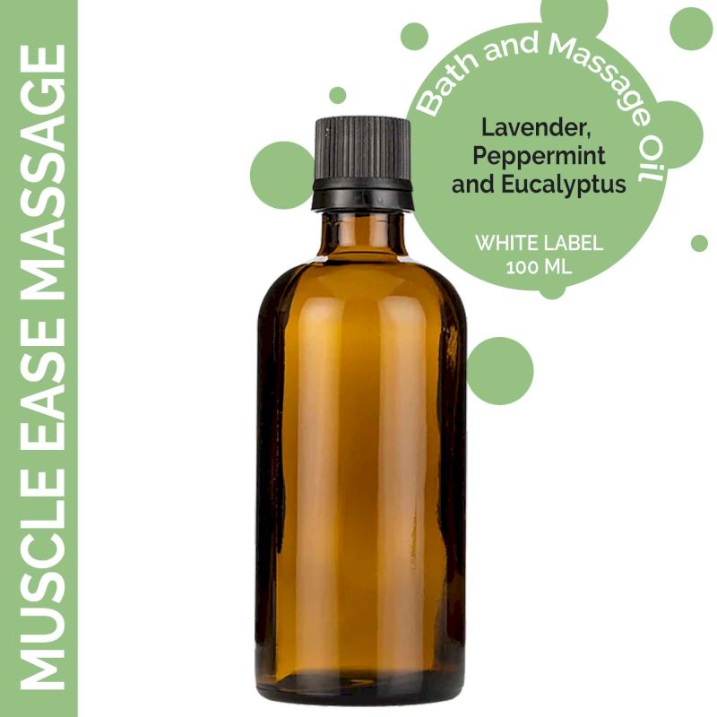 Huile de Massage Aisance Musculaire - 100ml - Marque Blanche