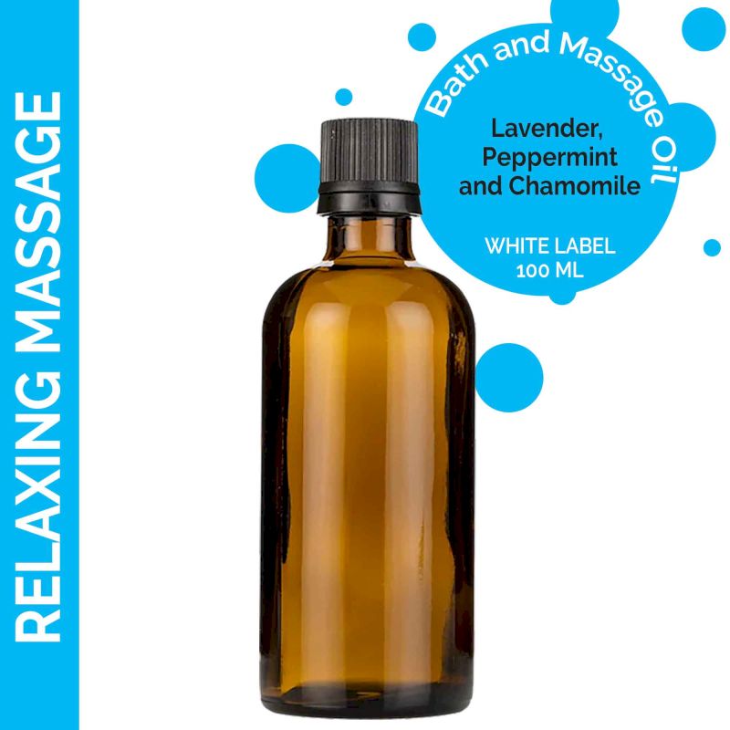 Huile de Massage Relaxante - 100ml - Marque Blanche