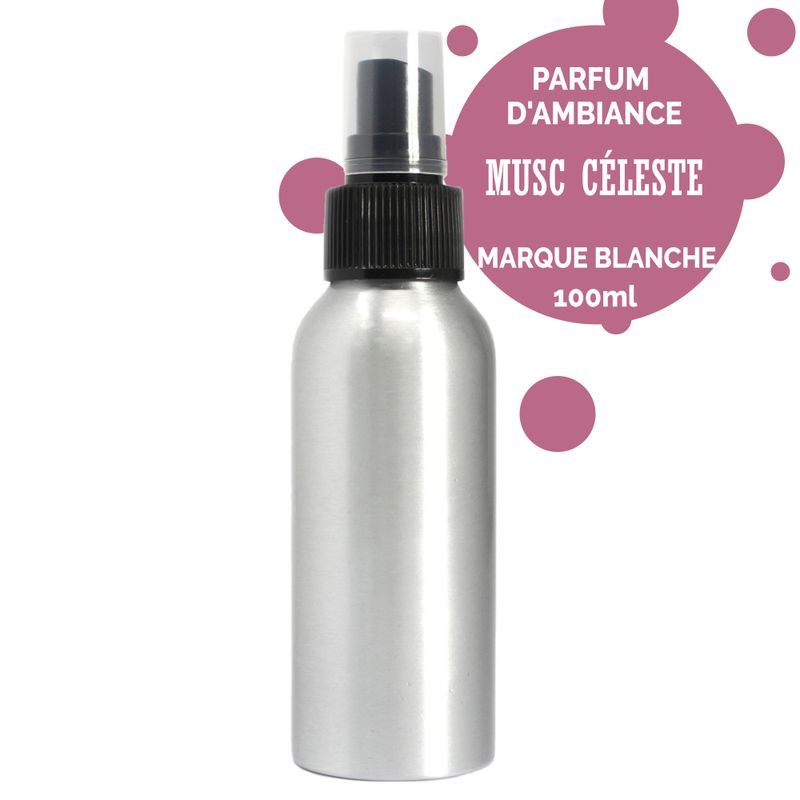 Spray d'Ambiance 100ml  - Musc Céleste -  Sans Étiquette