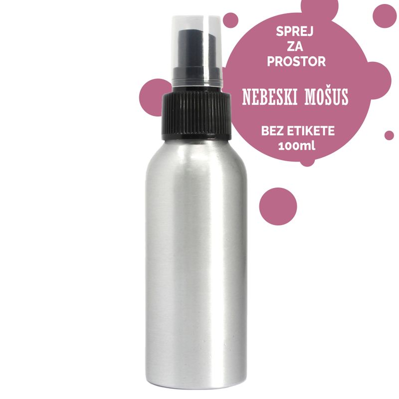 Spray d'Ambiance 100ml  - Musc Céleste -  Sans Étiquette