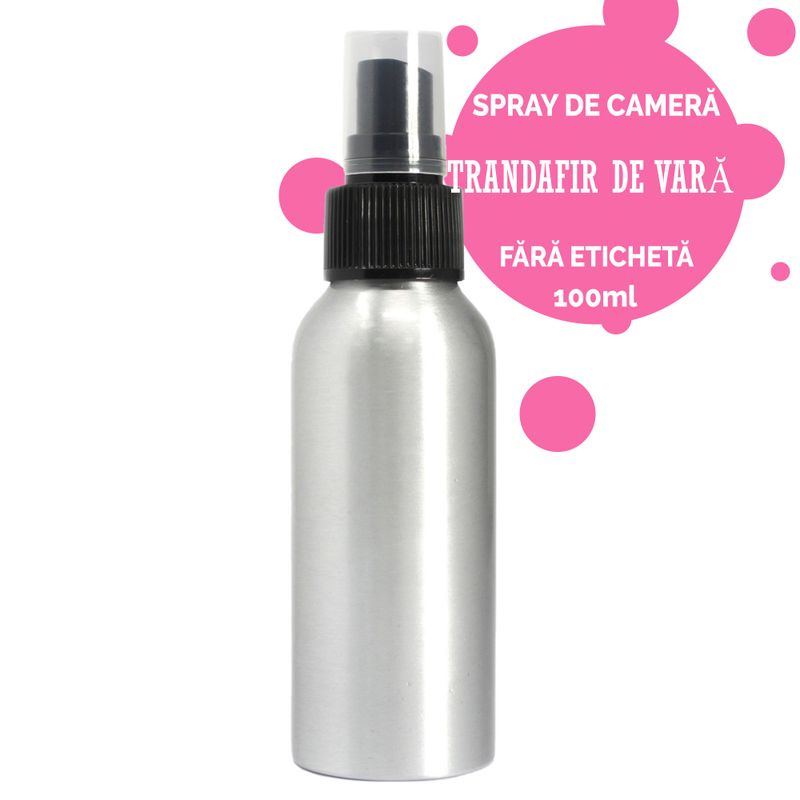 Spray d'Ambiance 100ml  - Rose d'Été -  Sans Étiquette