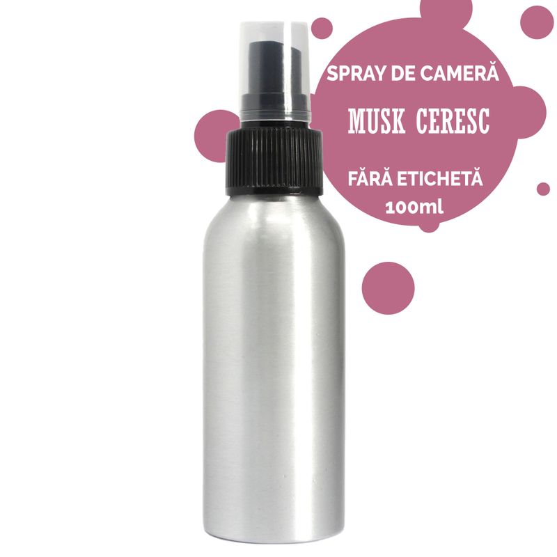 Spray d'Ambiance 100ml  - Musc Céleste -  Sans Étiquette