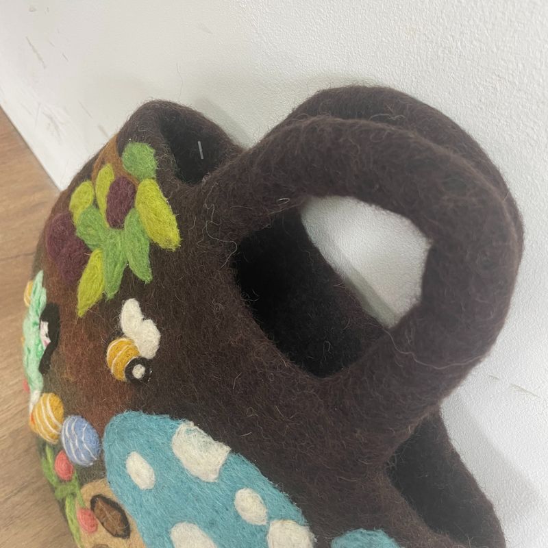 Sac en Feutre Jardin des Fées - 35x27cm