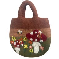 Sac en Feutre Champignon - 35x27cm
