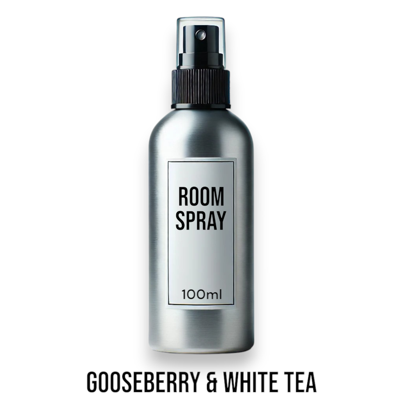 Spray d'Ambiance 100ml - Groseille à Maquereau & Thé Blanc - Sans Étiquette