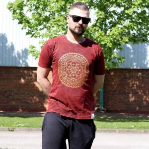 T-shirt Délavé à la Pierre