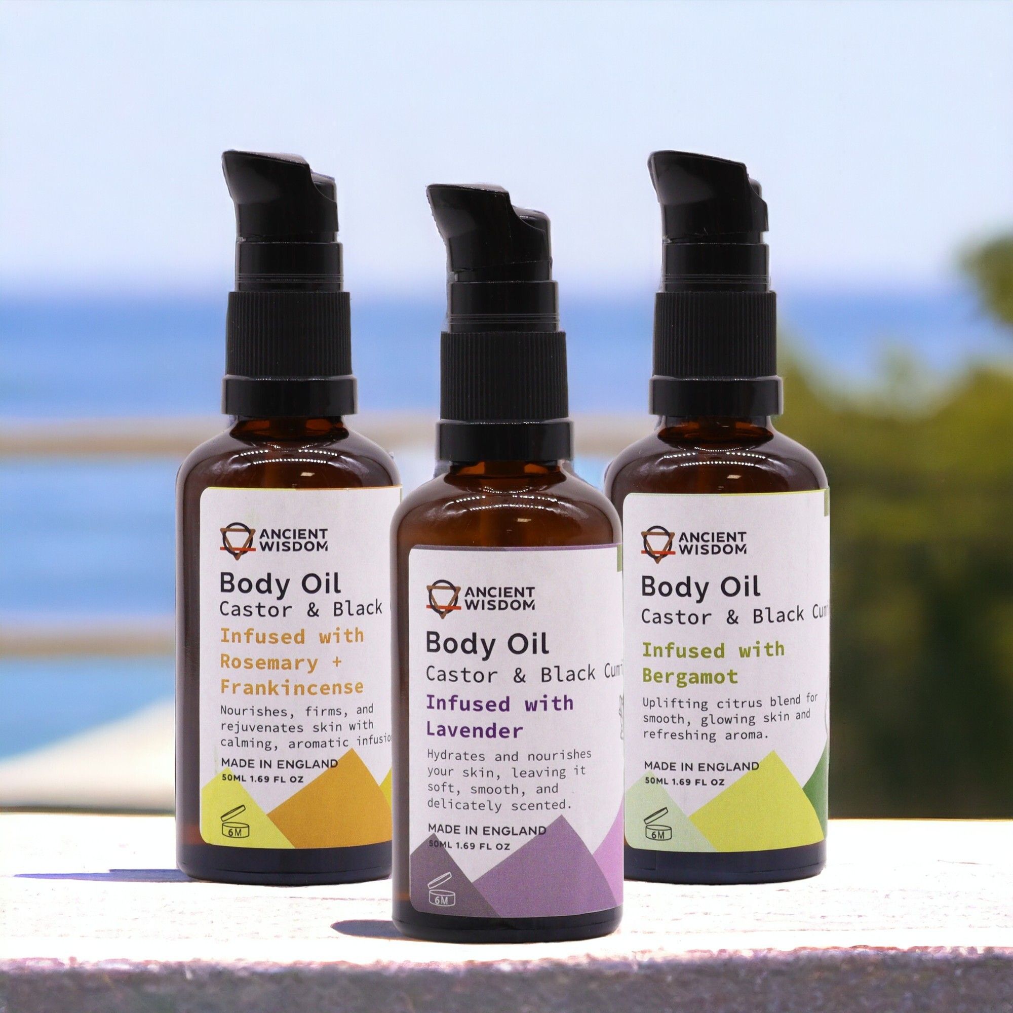 Vente en Gros d'Huiles Corporelles Biologiques 50 ml