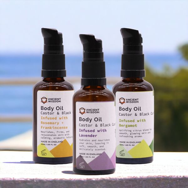 Vente en Gros d'Huiles Corporelles Biologiques 50 ml