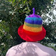 Chapeau de Sauna Feutré - Arc-en-Ciel