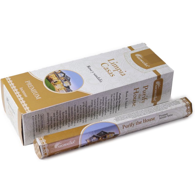 Encens Aromatika Sans Charbon - Purifier la Maison (format hexagonal)