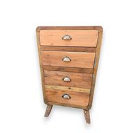 Rangement 4 tiroirs - Bois recyclé