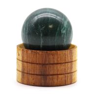 Sphère en Cristal de Gemme 40mm - Jade Indien avec Support