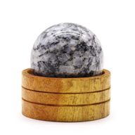 Sphère en Cristal de Gemme 50mm - Pierre de Lune Indienne avec Support