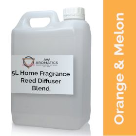 Mélange pour Diffuseur à Bâtonnets en Vrac 5L Orange & Melon