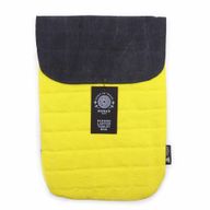 Pochette Rembourrée pour Ordinateur Portable - Jaune Vif - Toile Délavée 14 oz