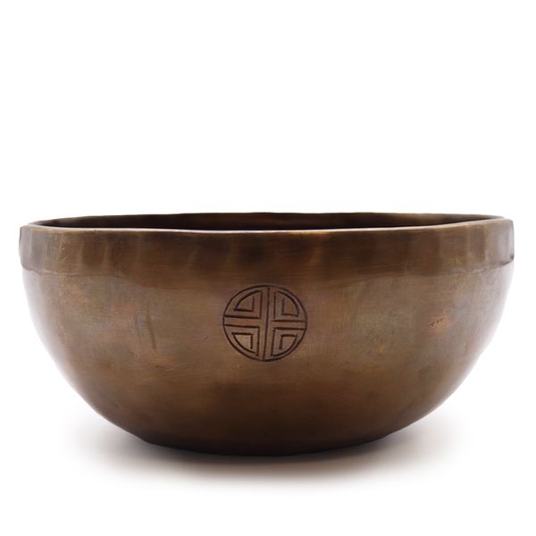 Bol Chantant Indien Extra Large Phase de Lune - (environ 1500 g) - 22 cm