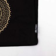Grand Tote Bag (38 x 15 x 43 cm) – Chocolat Délavé 14 oz – Mandala Liberté