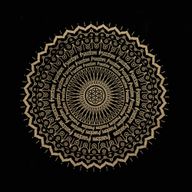 Grand Tote Bag (38 x 15 x 43 cm) – Chocolat Délavé 14 oz – Mandala Liberté