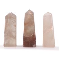 Pointes Obélisques en Pierre Gemme - Quartz Fumé