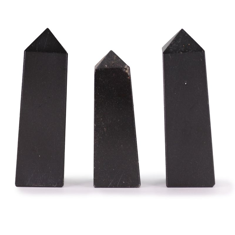 Pointes Obélisques en Pierre Gemme - Tourmaline