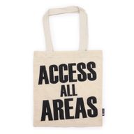 Sac Tote Bag Basique Iconic  - ACCESS ALL AREA - (40x36cm) - Naturel 4oz