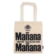 Sac Tote Bag Basique Iconic - Mañana Mañana - (40x36cm) - Naturel 4oz