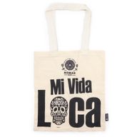 Sac Tote Bag Basique Iconic - Mi Vida Loca - (40x36cm) - Naturel 4oz
