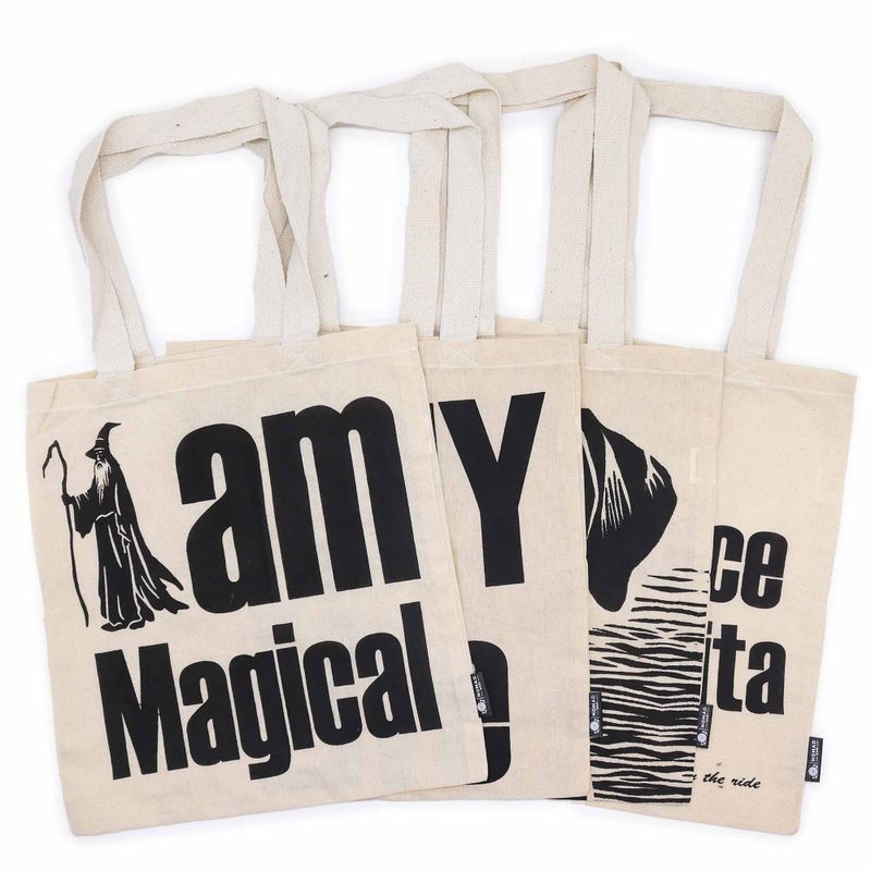 Sac Tote Bag Iconic Basique - Carton Assorti (10 modèles) - Naturel 4oz