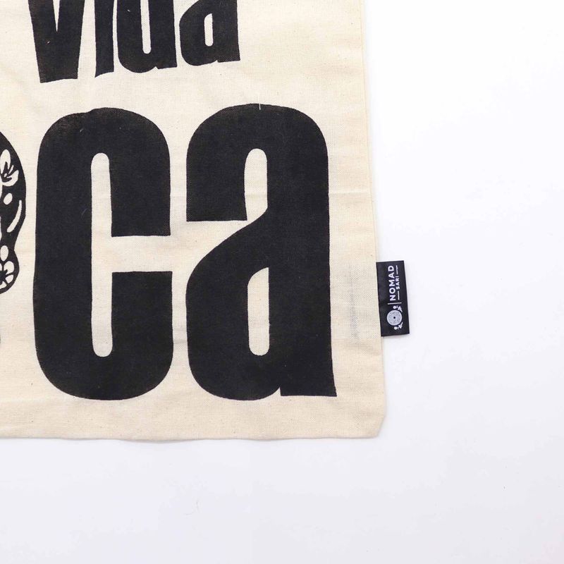 Sac Tote Bag Basique Iconic - Mi Vida Loca - (40x36cm) - Naturel 4oz