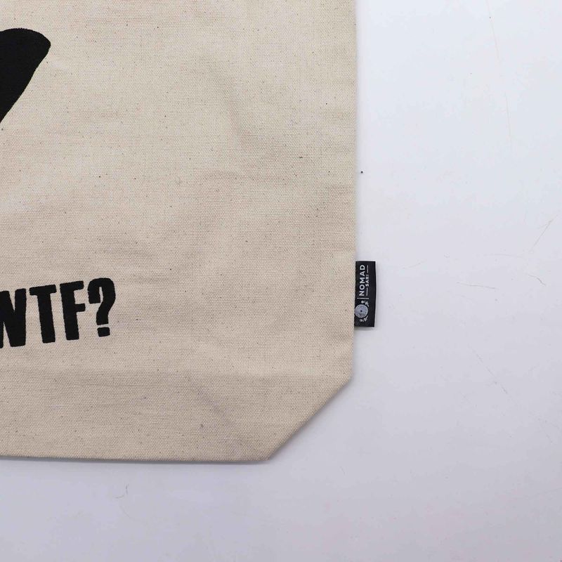 Sac Tote Bag Basique Iconic - Chat Noir - Naturel 10oz (36x43x10cm)