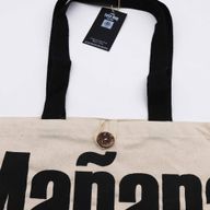 Sac Tote Bag Basique Iconic  - Mañana Mañana - Naturel 10oz (36x43x10cm)