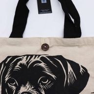 Sac Tote Bag Basique Iconic  - It's a Dogs Life - Blanc - Naturel 10oz (36x43x10cm)