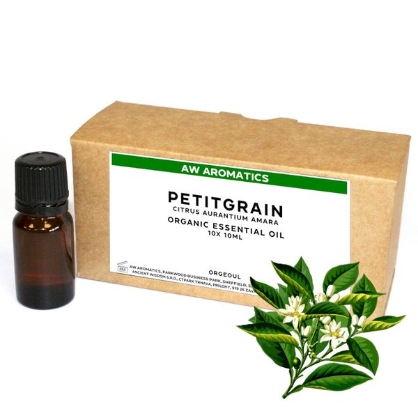Huile Essentielle Bio Petitgrain 10 ml - Sans étiquette