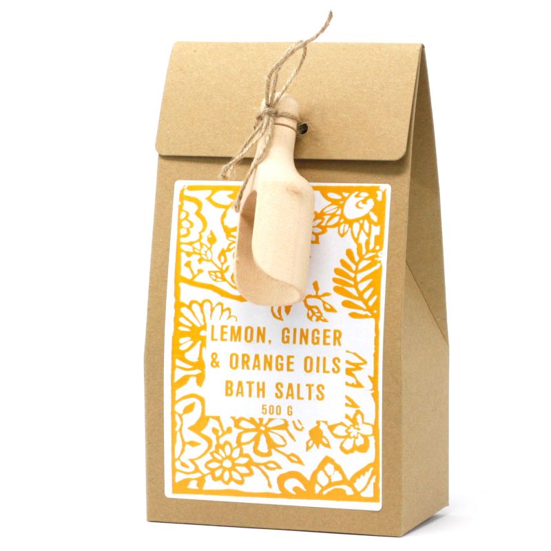 Sels de Bain Citron, Gingembre & Orange 500g