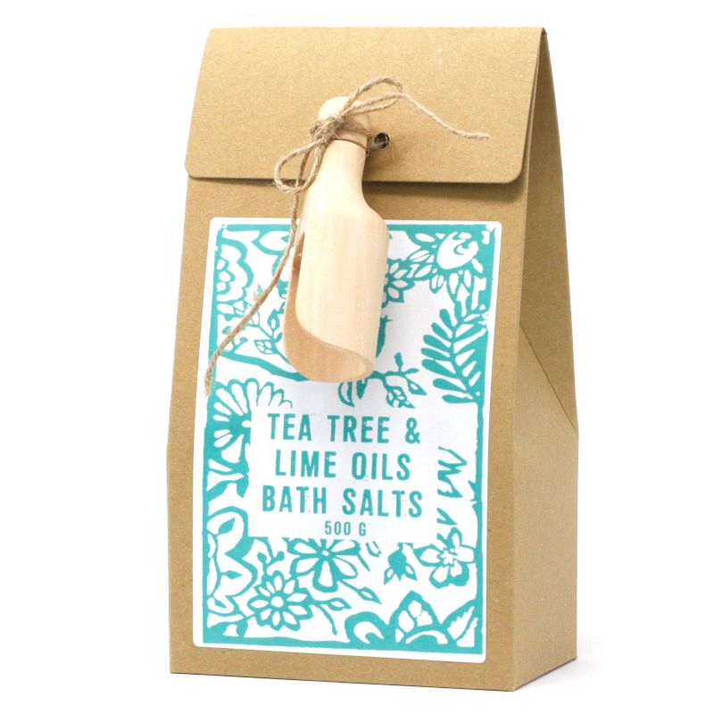 Sels de Bain Arbre à Thé & Citron Vert 500g