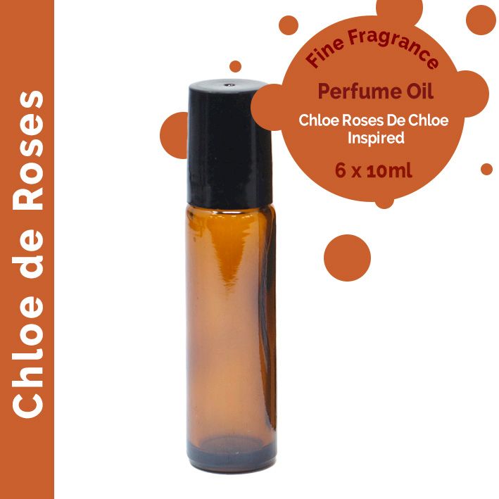 Huile de Parfum Fine Chloe de Roses 10ml - Marque Blanche