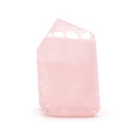 Pointes de Gemmes en Vrac d'environ 6 cm (0,5 kg) – Quartz Rose Indien (environ 8 pièces)