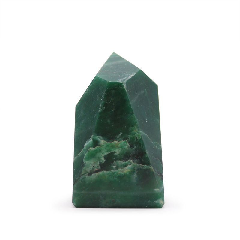Pointes de Gemmes en Vrac d'environ 6 cm (0.5KG) - Jade Indien (environ 8 pièces)