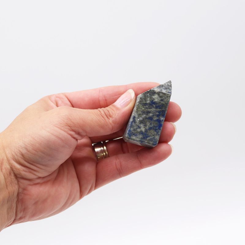 Pointes de Gemmes en Vrac d'environ 6 cm (0.5KG) - Lapis Afghan (environ 8 pièces)