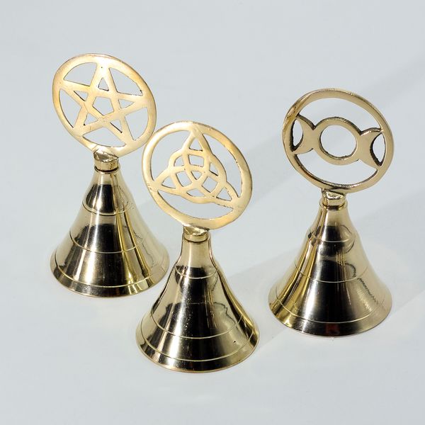 Cloche d'Autel en Laiton - Pentagramme