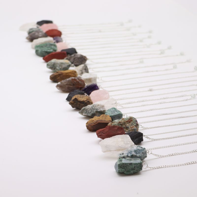 Pack de Démarrage Pendule en Gemmes (12x 3 cristaux) 4 cm - Cristaux Bruts