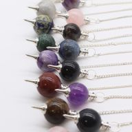 Pack de Démarrage Pendule en Gemmes (12x 3 cristaux) 4 cm - Sphéres