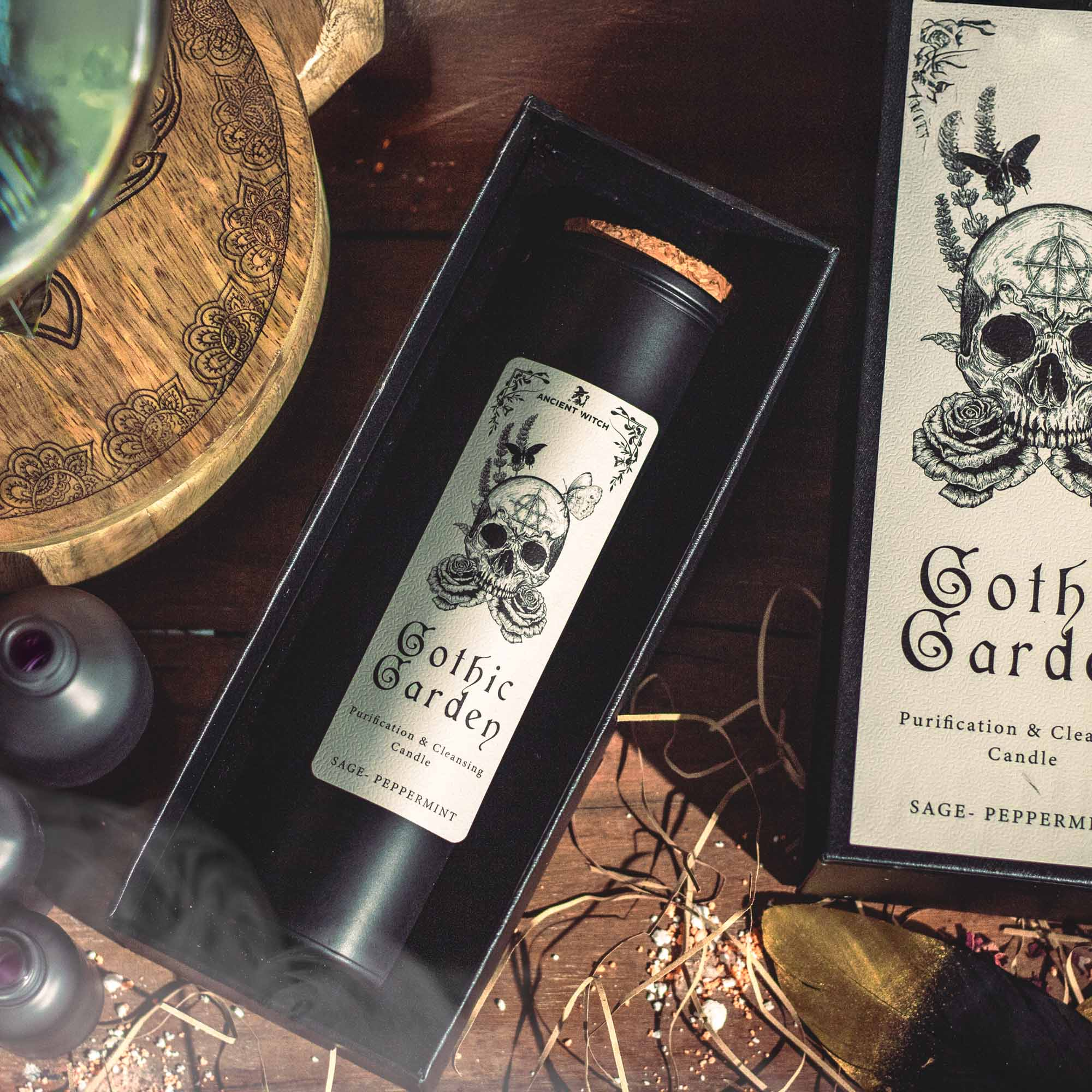 Bougies de Purification de Sorcière Ancestrale