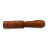 Bâton en Bois - 13 cm - Poignée Sculptée - Sans Cuir