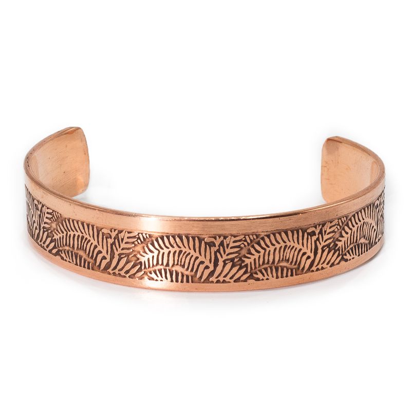 Bracelets en Cuivre Massif avec Gravures d'Affirmations (assortis)