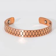 Bracelets en Cuivre Massif avec Aimants (assortis)