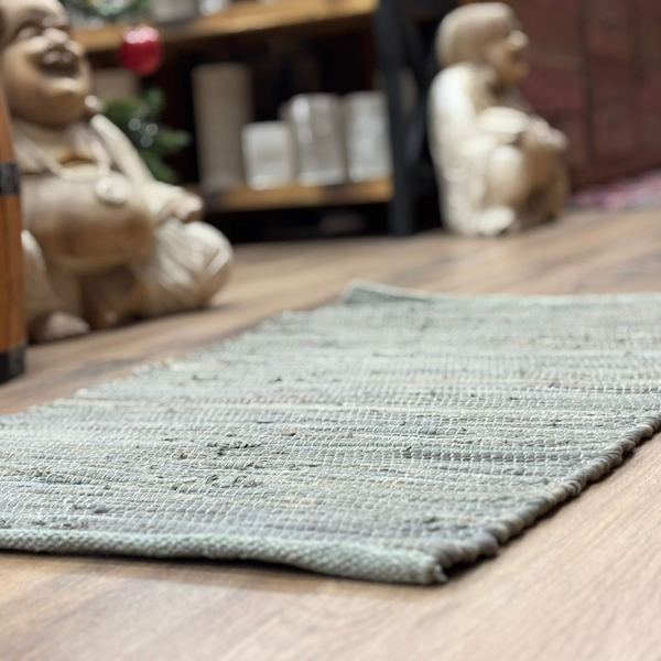Tapis Indien en Coton Tissé à la Main