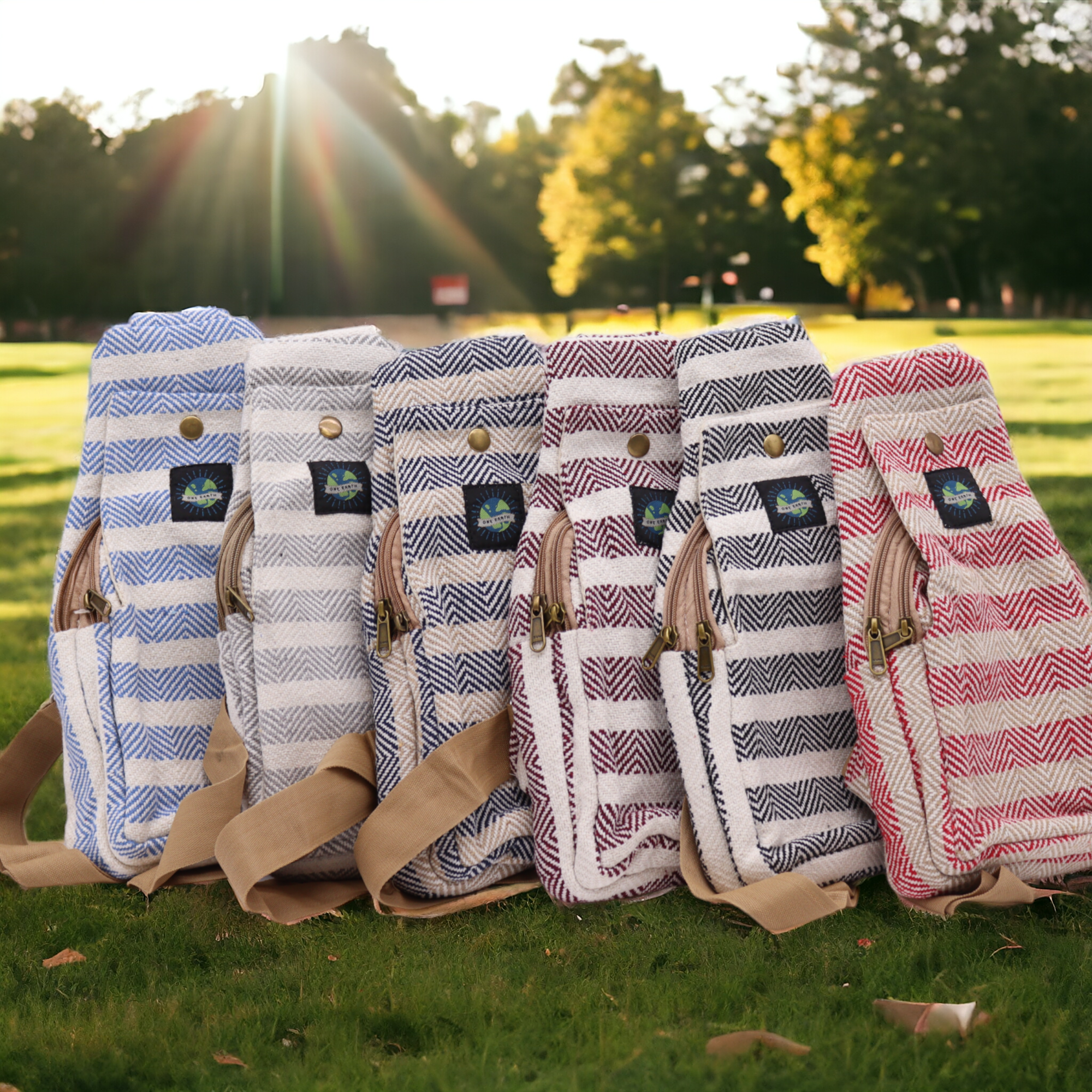 Sac à Bandoulière en Coton Naturel