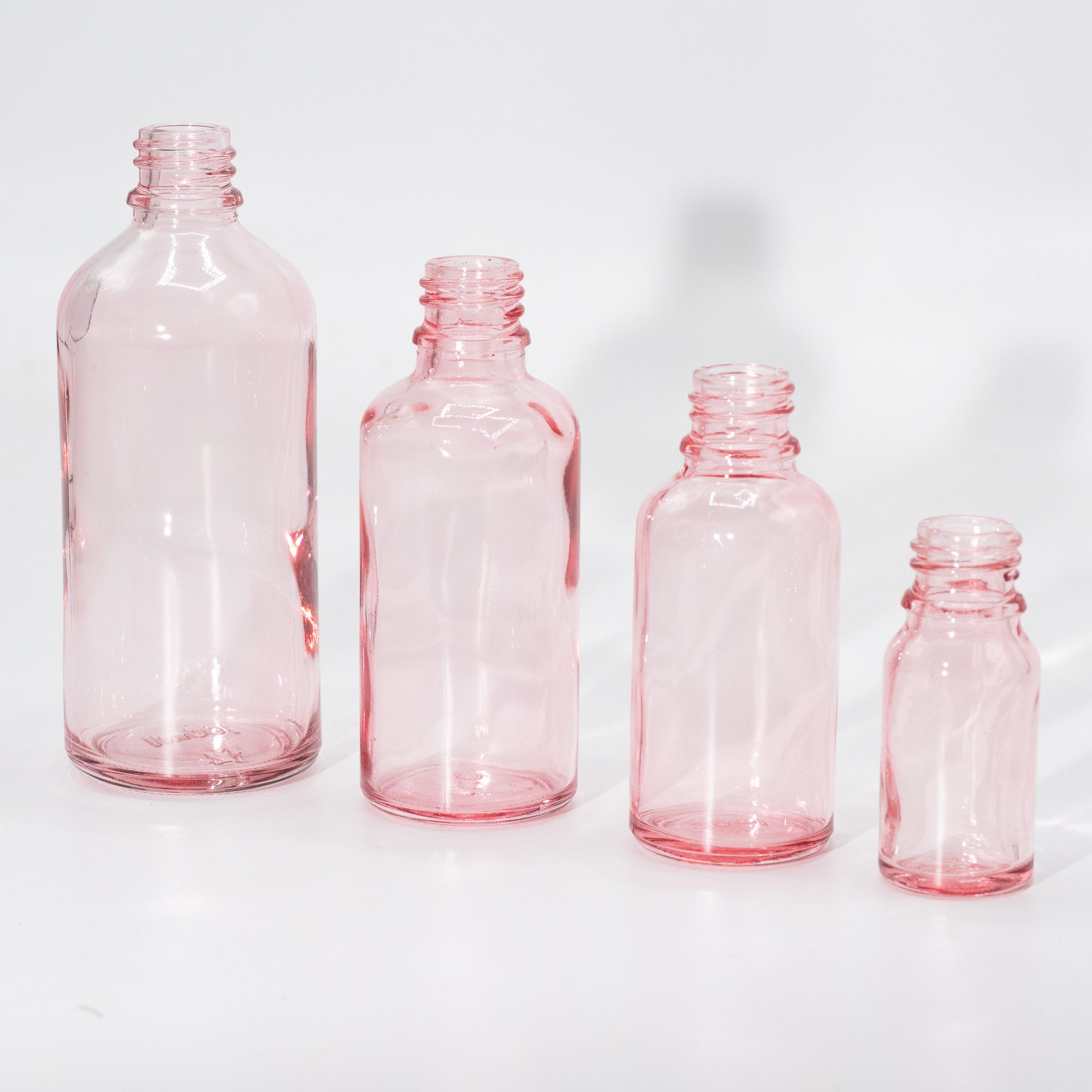 Bouteille Compte-Gouttes en Verre Rose